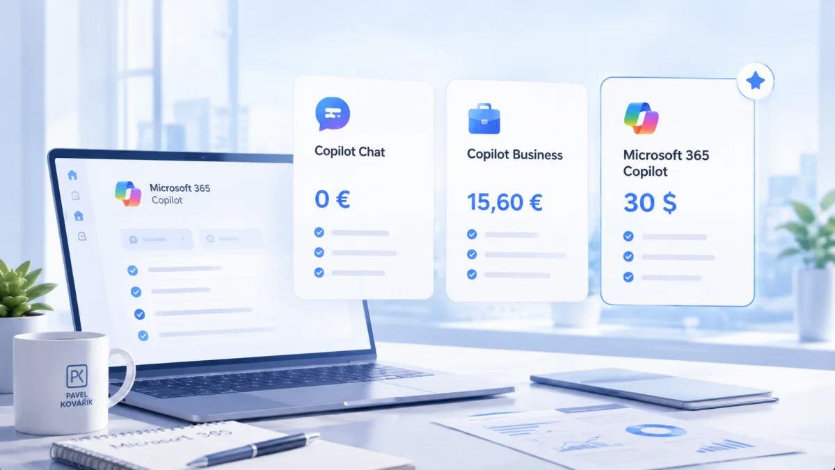 Kolik stojí Microsoft 365 Copilot v roce 2026